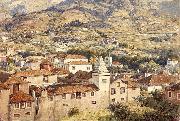Sir Edward john poynter,bt.,P.R.A Funchal, Morning Sun oil painting on canvas